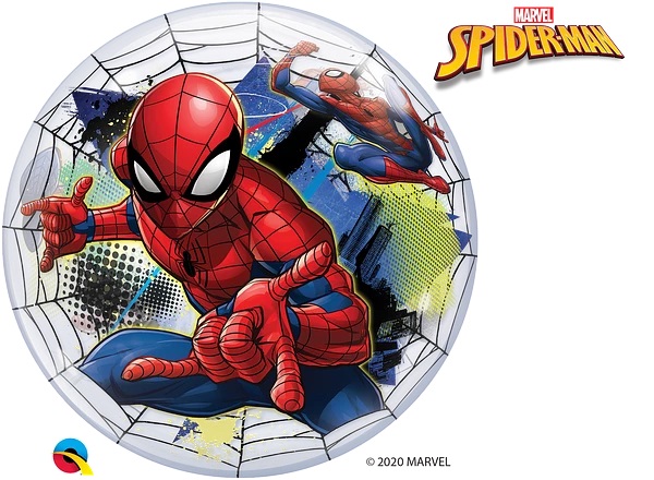 Balão Bubble Spider Man Web Slinger - Super Herois - Artigos para Festas -  Party City