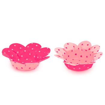 Forminha Primavera Poá Pink com Rosa