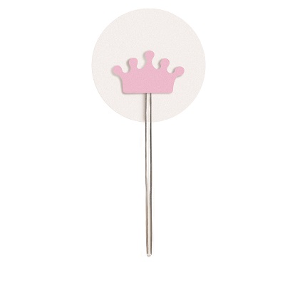 Pick para Cupcake Composê Reino Menina