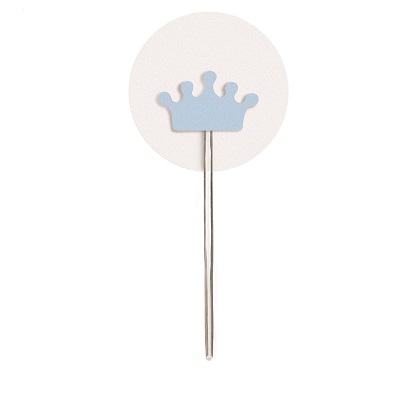 Pick para Cupcake Composê Reino Menino