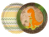 Prato de Aniversário Dinossauros