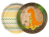 Prato de Aniversário Dinossauros