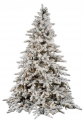 Árvore de Natal Pinheiro Nevado com LED