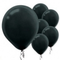 Foto Balão em Látex Preto 12 Polegadas