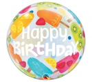 Orçamento: Balão Bubble Happy Birthday Picolés