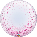 Foto Balão Deco Bubble Confete Rosa