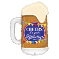 Balão Super Shape Cheers Birthday Beer