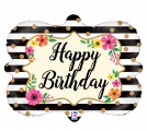 Balão Super Shape Happy Birthday Listras
