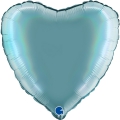 Balão Holográfico Platinum Coração