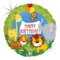 Balão Prismático Jungle Animals Birthday