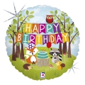 Balão Prismático Woodland Birthday