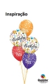 Balão Aniversário Pontos Brilhantes
