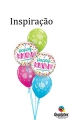 Balão Metálico Granulado de Aniversário