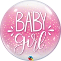 Orçamento: Balão Bubble Baby Girl Confete