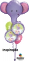 Balão Metálico Chá de Bebê Elefante