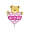 Orçamento: Balão Mini Shape It´s a Girl Bear