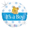 Balão Prismático It´s a Boy Bear