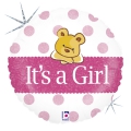Balão Prismático It´s a Girl Bear