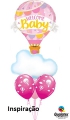 Balão Super Shape Bem Vindo Bebê Balão de Ar Rosa