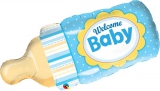 Foto Balão Super Shape Mamadeira Welcome Baby Azul