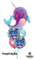 Balão Aniversário Fundo do Mar Divertido