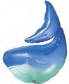 Balão Metálico Baleia Azul