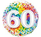 Balão Metálico Prismático 60 Anos