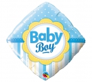 Balão Metálico Baby Boy Dots & Stripes