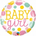 Orçamento: Balão Metálico Baby Girl Dots