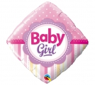 Orçamento: Balão Metálico Baby Girl