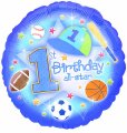 Balão Metálico Aniversário 1 Ano All Star