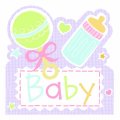 Enfeite de Parede Cartonado Baby Nursery