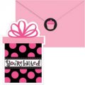 Convite Fabulosa-Zebra Pink