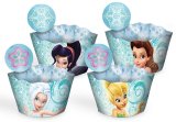Wrappers para Cupcake Fadas Disney-Inverno