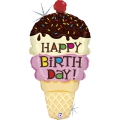 Foto Balão Super Shape Birthday Ice Cream Cone