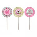 Pick para Cupcake Jardim Encantado