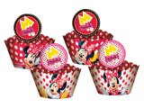 Orçamento: Cupcake Wrappers com Enfeite Minnie-Red