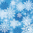 Guardanapo Flocos de Neve Azul de Natal