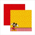Papel Mickey Mouse Barrado